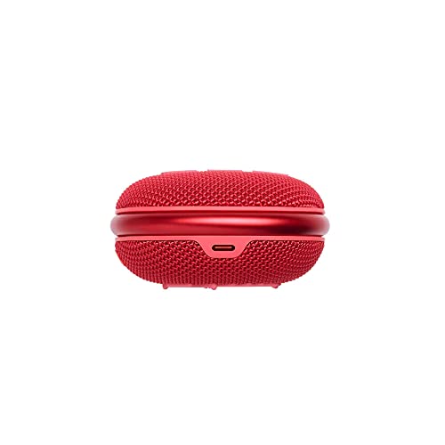 JBL Clip 4 - Portable Mini Bluetooth Speaker, big audio and punchy bass, integrated carabiner, IP67 waterproof and dustproof, 10 hours of playtime, speaker for home, outdoor and travel - (Red)