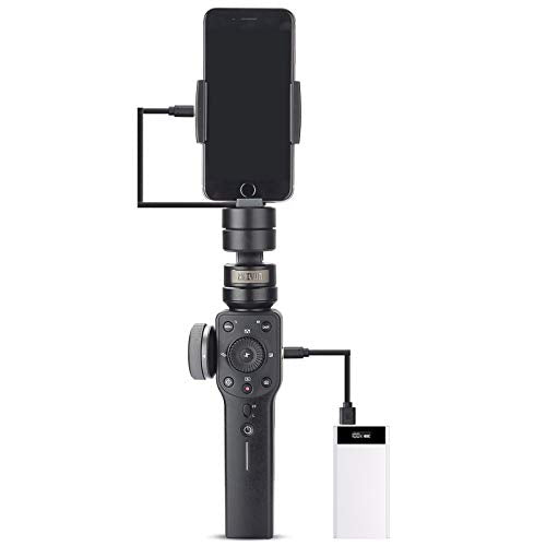 Zhiyun Smooth 4 Professional Gimbal Stabilizer for iPhone Smartphone Android Cell Phone 3-Axis Handheld Gimble Stick w/ Grip Tripod Ideal for Vlogging YouTube Vlog TikTok Instagram Live Video Kit