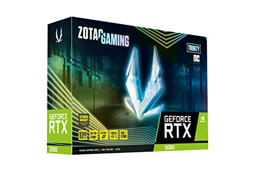 ZOTAC GeForce RTX™ 3080 Trinity OC LHR 10GB GDDR6X 320-bit 19 Gbps PCIE 4.0 Gaming Graphics Card, IceStorm 2.0 Advanced Cooling, Spectra 2.0 RGB Lighting, ZT-A30800J-10PLHR