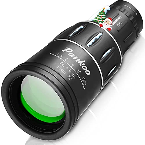 16X52 Monocular Telescope High Powered for Adults, 2023 Power Prism Compact Monoculars for Adults Kids,HD Monocular Scope for Gifts, Outdoor Activity,Bird Watching,Hiking,Concert,Travelling