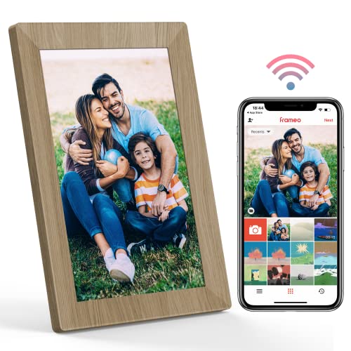 WiFi 10.1'' Digital Picture Frame with 1280x800 Resolution, Touchscreen Digital Photo Frame Share Photos and Videos Remotely via APP - Gift Guide for Mother's Day